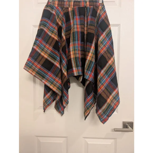 Vivienne Westwood Style (copy) Asymmetrical Plaid Skirt XXL - Picture 4 of 8